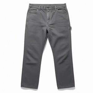 Dickies Carpenter Pants Gray Workwear Utility Straight Leg 38x30
